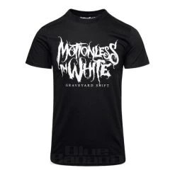 Official Motionless In White Graveyard Shift T Shirt (Black)