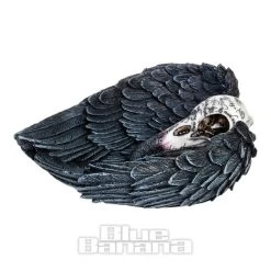 Nemesis Now Edgars Raven Trinket Holder (17cm) -Unique Clothing&Accessories 140010 d v2