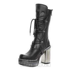 New Rock M-9973-VS1 Platforma Boots (Black) -Unique Clothing&Accessories 140069 m 9973 vs1 b