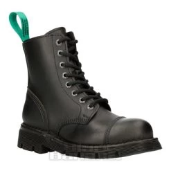 New Rock M-NEWMILI083-VS1 Vegan Military Boots (Black)