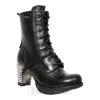 New Rock M-TR001-VS56 Vegan Heeled Boots (Black) -Unique Clothing&Accessories 140104 m tr001 vs56