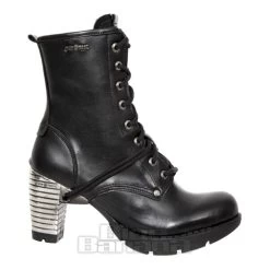 New Rock M-TR001-VS56 Vegan Heeled Boots (Black) -Unique Clothing&Accessories 140104 m tr001 vs56 a
