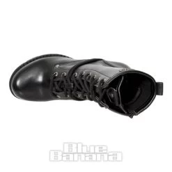 New Rock M-TR001-VS56 Vegan Heeled Boots (Black) -Unique Clothing&Accessories 140104 m tr001 vs56 f