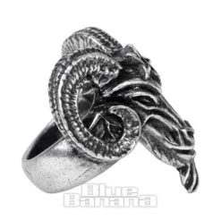 Alchemy Gothic Baphomet Ring (Pewter) -Unique Clothing&Accessories 140207 b