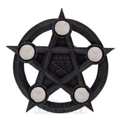 Nemesis Now Pentagram Tea Lights Holder (26cm) -Unique Clothing&Accessories 141734 a