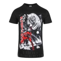 Official Iron Maiden The Number Of The Beast Jumbo T Shirt (Black)