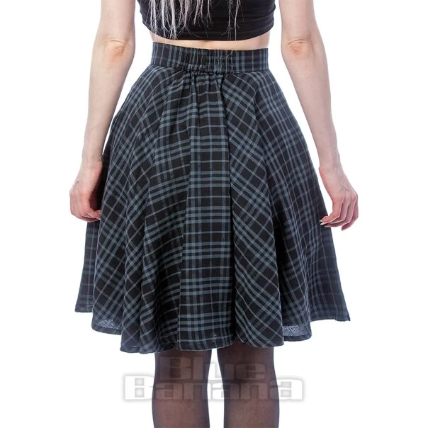 Heartless Isadora Check Skirt (Grey) 6 Heartless Isadora Check Skirt (Grey) - Image 4