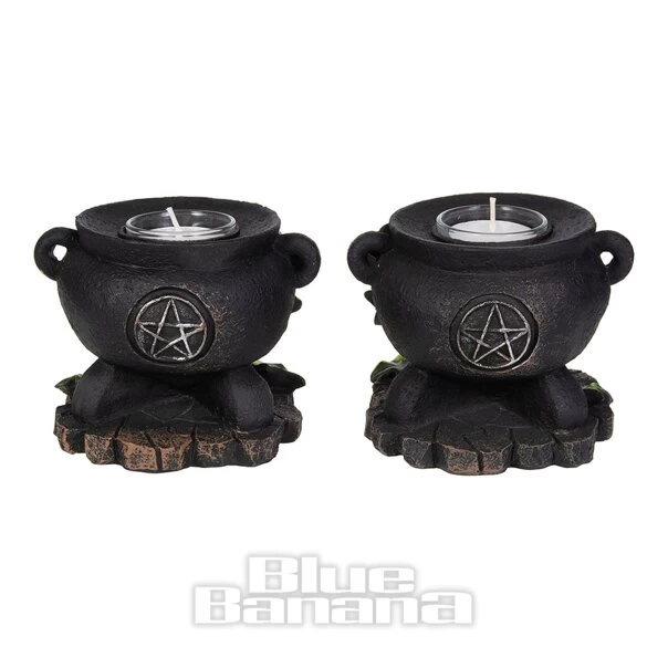 Nemesis Now Ivy Cauldron Candle Holder (11cm Pair) 6 Nemesis Now Ivy Cauldron Candle Holder (11cm Pair) - Image 4