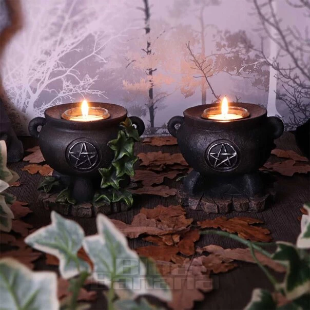 Nemesis Now Ivy Cauldron Candle Holder (11cm Pair) 8 Nemesis Now Ivy Cauldron Candle Holder (11cm Pair) - Image 6