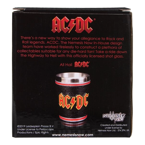 Official AC/DC High Voltage Nemesis Now Shot Glass (8.5cm) 8 Official AC/DC High Voltage Nemesis Now Shot Glass (8.5cm) - Image 6