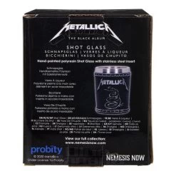 Official Metallica Album Nemesis Now Shot Glass (7.5cm) -Unique Clothing&Accessories 143323 e