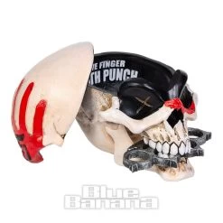 Nemesis Now Five Finger Death Punch Box Head Skull (18cm) -Unique Clothing&Accessories 143328 g