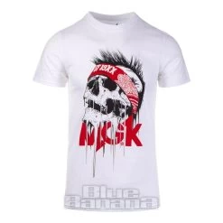 Official Machine Gun Kelly Invincible Skull T Shirt (White)