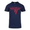 Official Van Halen Classic Red Logo T-Shirt (Navy) -Unique Clothing&Accessories 143991