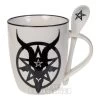 Alchemy England Baphomet Mug & Spoon 2 Alchemy England Baphomet Mug & Spoon -Unique Clothing&Accessories 144568