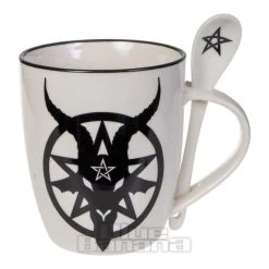 Alchemy England Baphomet Mug & Spoon