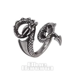 Alchemy Gothic Dragon Lure Ring (Pewter) -Unique Clothing&Accessories 144571 b