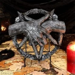 Nemesis Now Hold Of Baphomet Plaque (24.5CM) -Unique Clothing&Accessories 144595 f