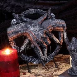 Nemesis Now Hold Of Baphomet Plaque (24.5CM) -Unique Clothing&Accessories 144595 g