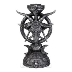 Nemesis Now Light Of Baphomet Candle Holder (15.5 CM) -Unique Clothing&Accessories 144605 b