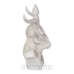 Nemesis Now White Baphomet Bust (33.5cm) -Unique Clothing&Accessories 144610 b