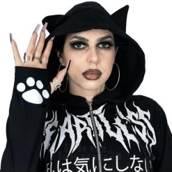 Heartless Nine Lives Jacket (Black) -Unique Clothing&Accessories 144773 b