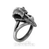 Alchemy Gothic Rabeschadel Kleiner Ring (Pewter) -Unique Clothing&Accessories 144807