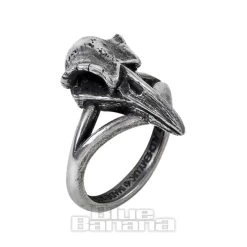 Alchemy Gothic Rabeschadel Kleiner Ring (Pewter)