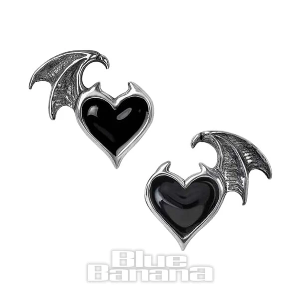 Alchemy Gothic Blacksoul Earrings (Pewter) 3 Alchemy Gothic Blacksoul Earrings (Pewter)
