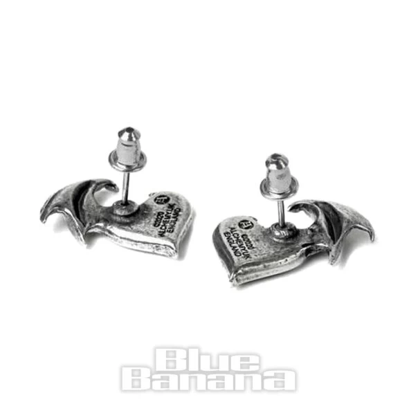 Alchemy Gothic Blacksoul Earrings (Pewter) 5 Alchemy Gothic Blacksoul Earrings (Pewter) - Image 3