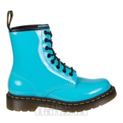 Dr. Martens Dr Martens 1460 Patent Boots (Turquoise) 11 Dr. Martens Dr Martens 1460 Patent Boots (Turquoise) -Unique Clothing&Accessories 145019 a
