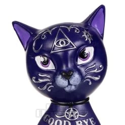 Nemesis Now Mystic Kitty Purple Figurine (26cm) -Unique Clothing&Accessories 145658 e