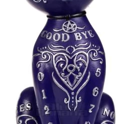 Nemesis Now Mystic Kitty Purple Figurine (26cm) -Unique Clothing&Accessories 145658 f