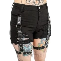 Vixxsin Manifest Shorts (Black) 16 Vixxsin Manifest Shorts (Black) -Unique Clothing&Accessories 145692 f