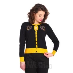 Banned Black Panther Cardigan (Black) -Unique Clothing&Accessories 146335 e
