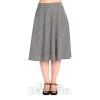 Banned Winter Classic Swing Skirt (Black/White) 1 Banned Winter Classic Swing Skirt (Black/White) -Unique Clothing&Accessories 146391