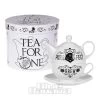 Alchemy Gothic Purfect Brew Tea Set (White) -Unique Clothing&Accessories 146566