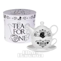 Alchemy Gothic Purfect Brew Tea Set (White)