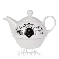 Alchemy Gothic Purfect Brew Tea Set (White) -Unique Clothing&Accessories 146566 c
