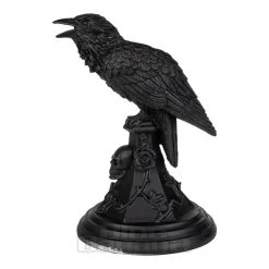 Alchemy Gothic Poe's Raven Candle Stick (Black) -Unique Clothing&Accessories 146574 b