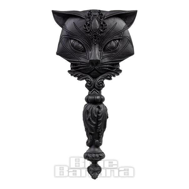 Alchemy Gothic Sacred Cat Hand Mirror (Black) 4 Alchemy Gothic Sacred Cat Hand Mirror (Black) - Image 2