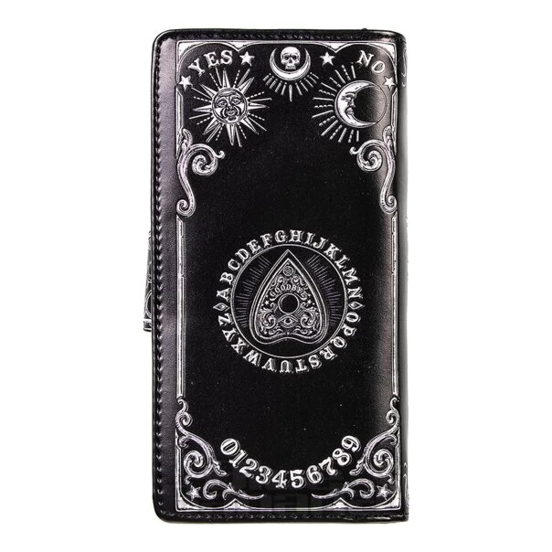 Nemesis Now Spirit Board Embossed Planchette Purse (Black/White) 4 Nemesis Now Spirit Board Embossed Planchette Purse (Black/White) - Image 2