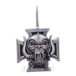 Nemesis Now Motorhead Warpig Cross Hanging Ornament (6 CM) -Unique Clothing&Accessories 146606 d