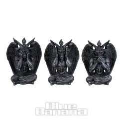 Nemesis Now 3 Wise Baphomet Figurine (10.2 CM) -Unique Clothing&Accessories 146608 d
