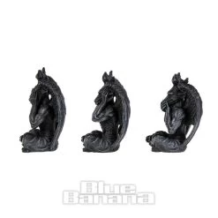 Nemesis Now 3 Wise Baphomet Figurine (10.2 CM) -Unique Clothing&Accessories 146608 e