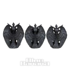 Nemesis Now 3 Wise Baphomet Figurine (10.2 CM) -Unique Clothing&Accessories 146608 f