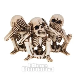 Nemesis Now 3 Wise Skellington Figurines (9.5cm)