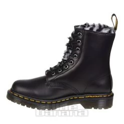 Dr. Martens Dr Martens 1460 Serena Atlas Faux Fur Boots (Black) -Unique Clothing&Accessories 147111 c