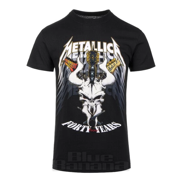 Official Metallica 40th Anniversary T Shirt (Black) 3 Official Metallica 40th Anniversary T Shirt (Black)
