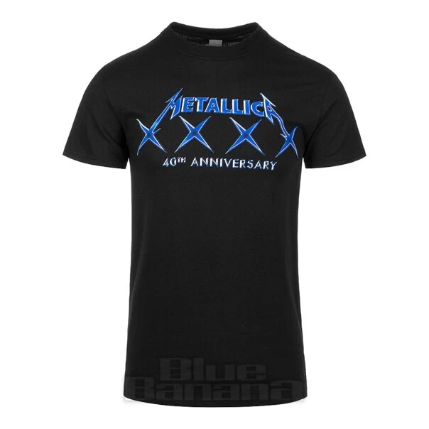 Official Metallica 40th Anniversary XXXX T Shirt (Black) 3 Official Metallica 40th Anniversary XXXX T Shirt (Black)